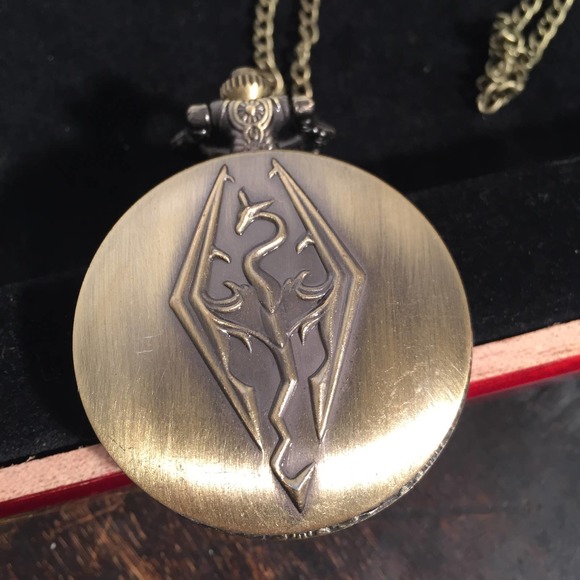 unbranded Other - Skyrim Bronze Colored Pocket Watch